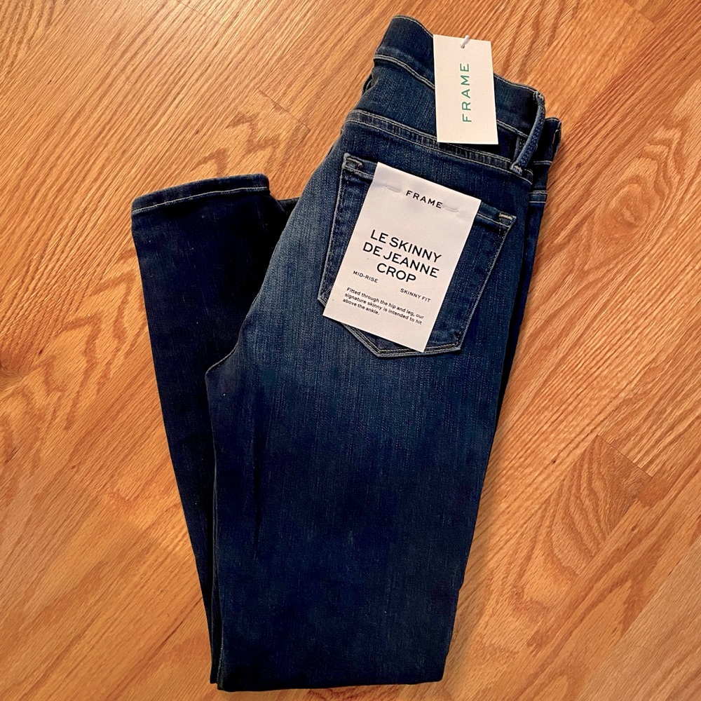 Frame Le Skinny de Jeanne Crop NWT